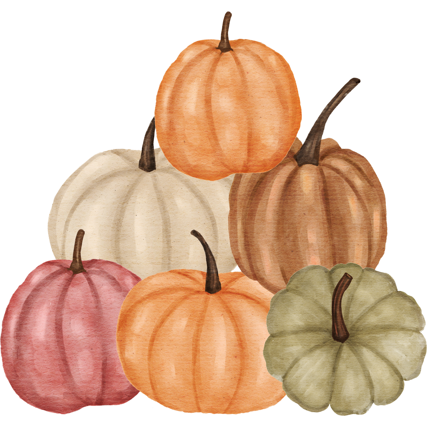 Watercolor Pumpkins