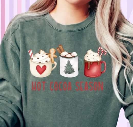 Hot Cocoa Season Tee/Sweatshirt