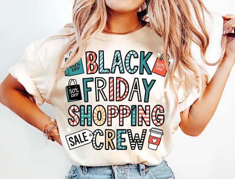 Black Friday Shopping Crew Tee