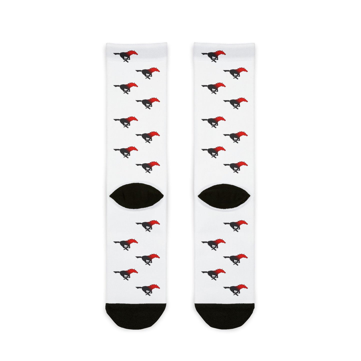 Shallowater Horse Sublimation Crew Socks