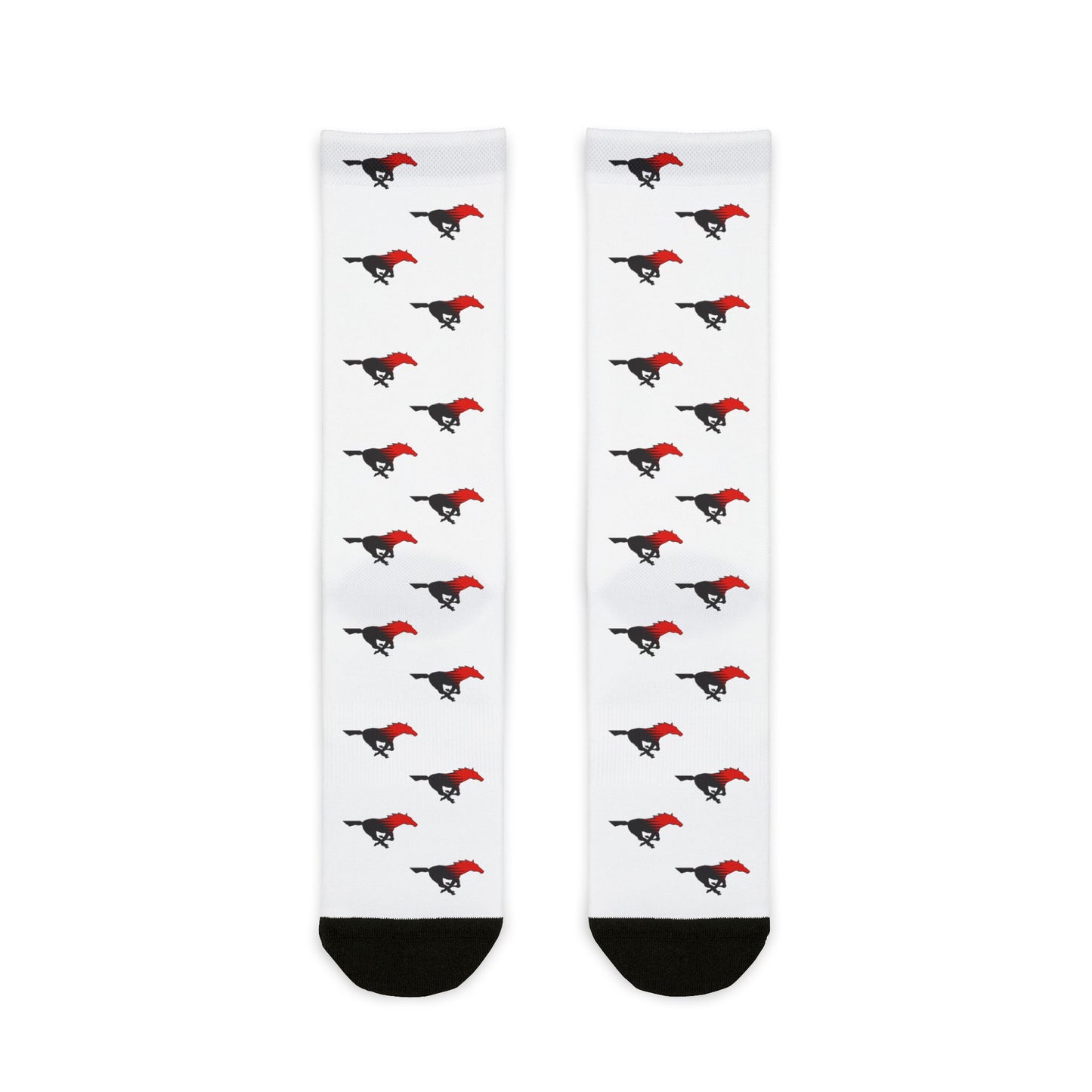 Shallowater Horse Sublimation Crew Socks