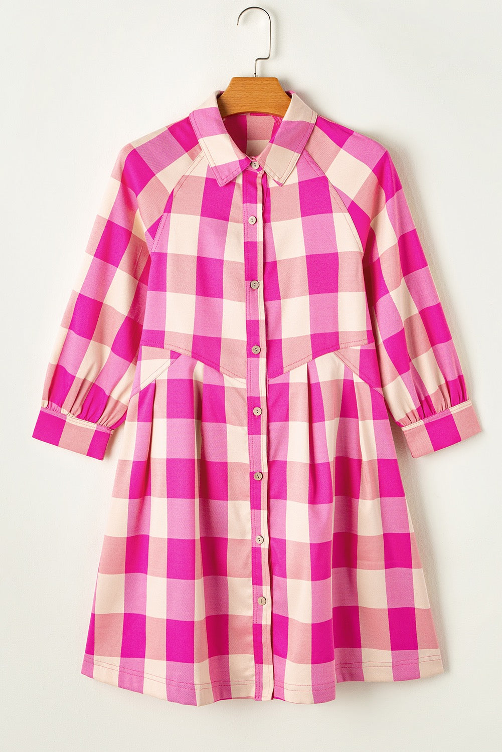 Pink Plaid Dress LT