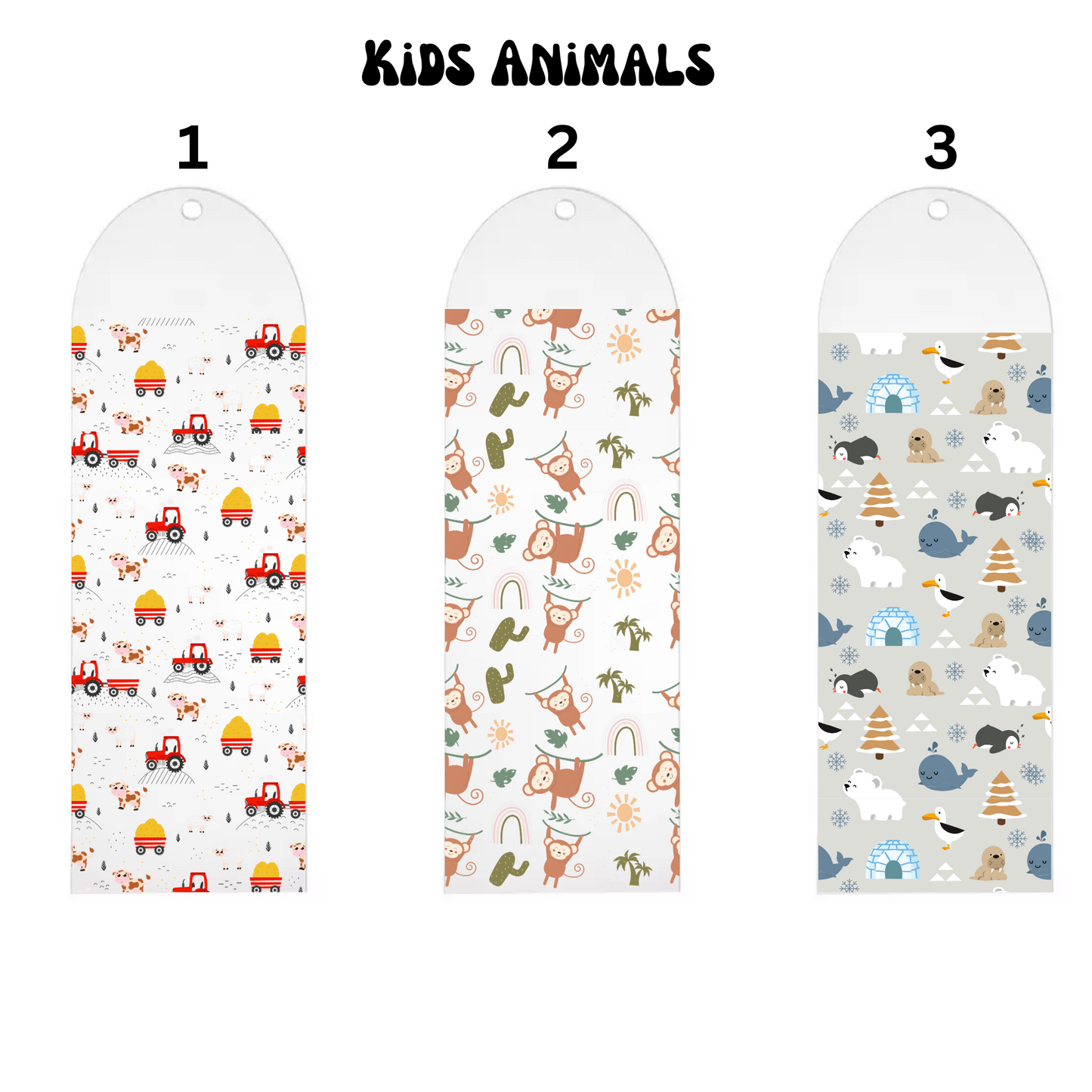 Kids Animals Bookmark