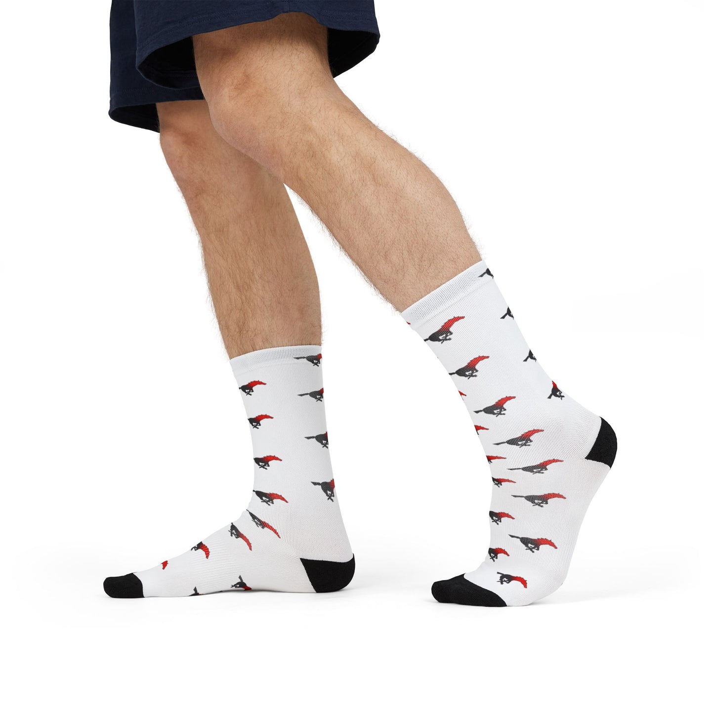 Shallowater Horse Sublimation Crew Socks