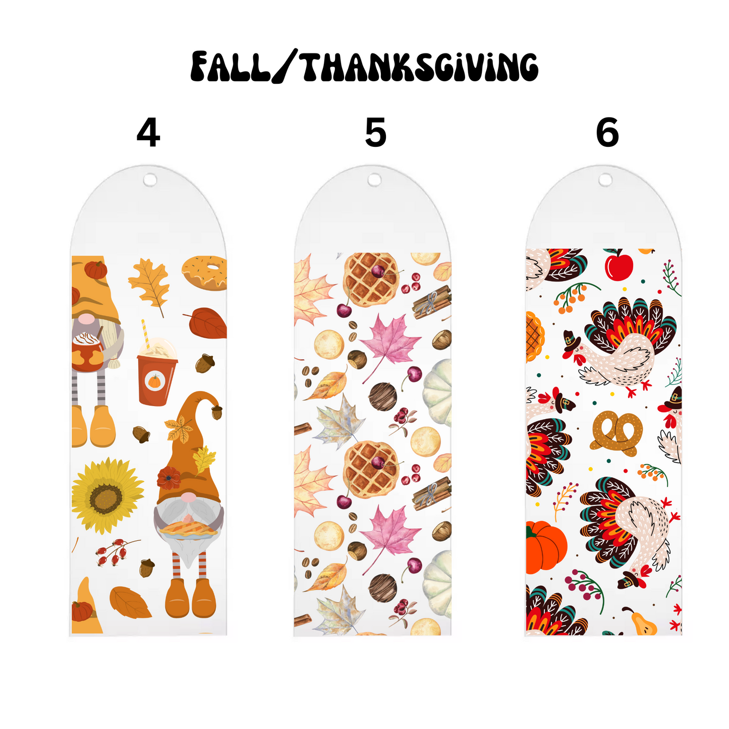 Fall/Thanksgiving Bookmark